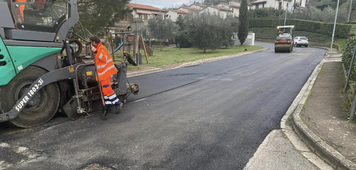 Rufina, in corso e in via di ultimazione i lavori di asfaltatura sul territorio comunale: i dettagli
