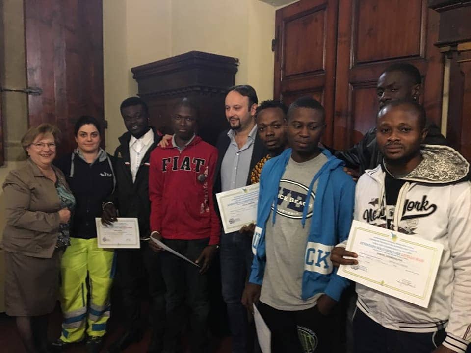Borgo SL, consegnati gli attestati di soccorritori di primo livello a giovani rifugiati