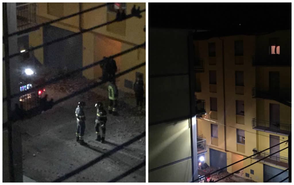 (FOTO) Vento forte, a Dicomano due immobili danneggiati e 3 famiglie evacuate