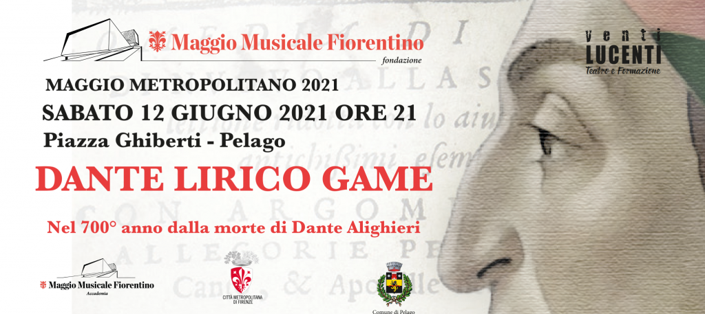 Pelago: sabato in anteprima assoluta “Dante lirico game” in piazza Ghiberti