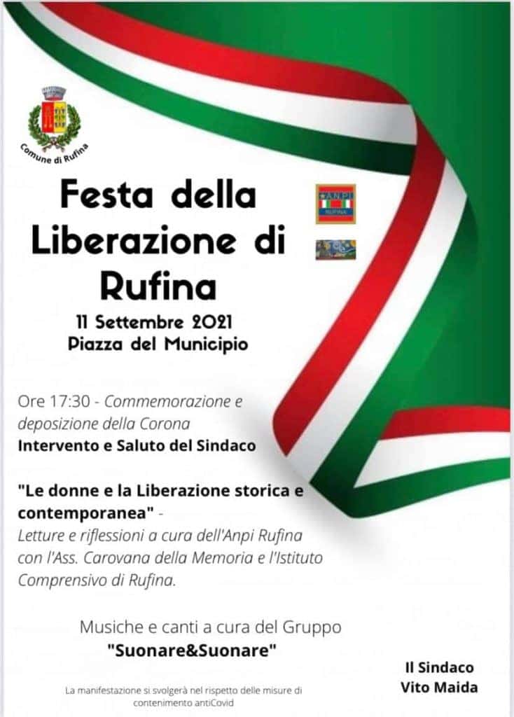 Rufina: sabato le celebrazioni per il 77° anniversario della Liberazione