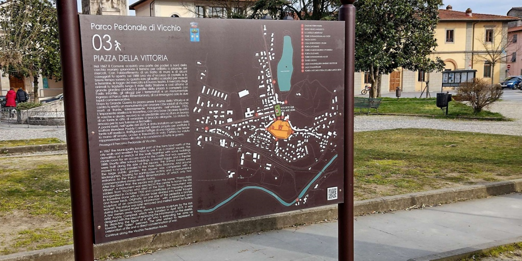 Vicchio, nuovo percorso pedonale attraverso il patrimonio artistico e culturale vicchiese