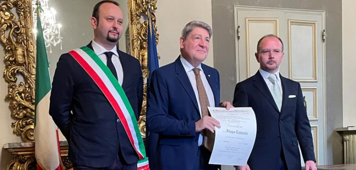 Borgo San Lorenzo, il borghigiano Filippo Cannata insignito del titolo