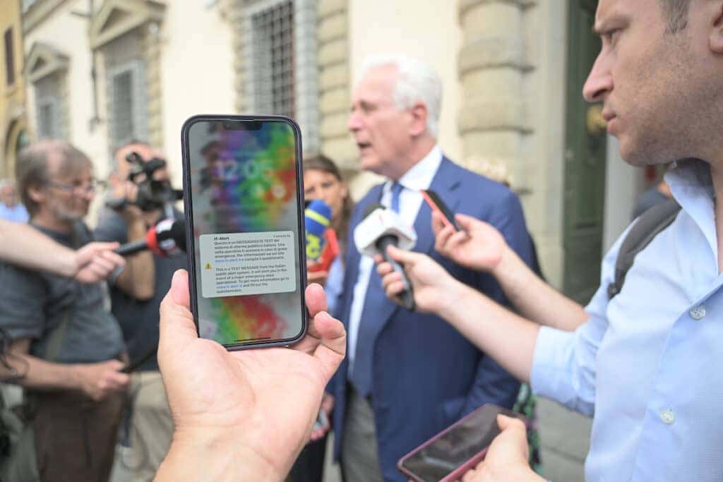 Regione Toscana, IT-Alert: ieri successo per il test di messaggistica della Protezione civile