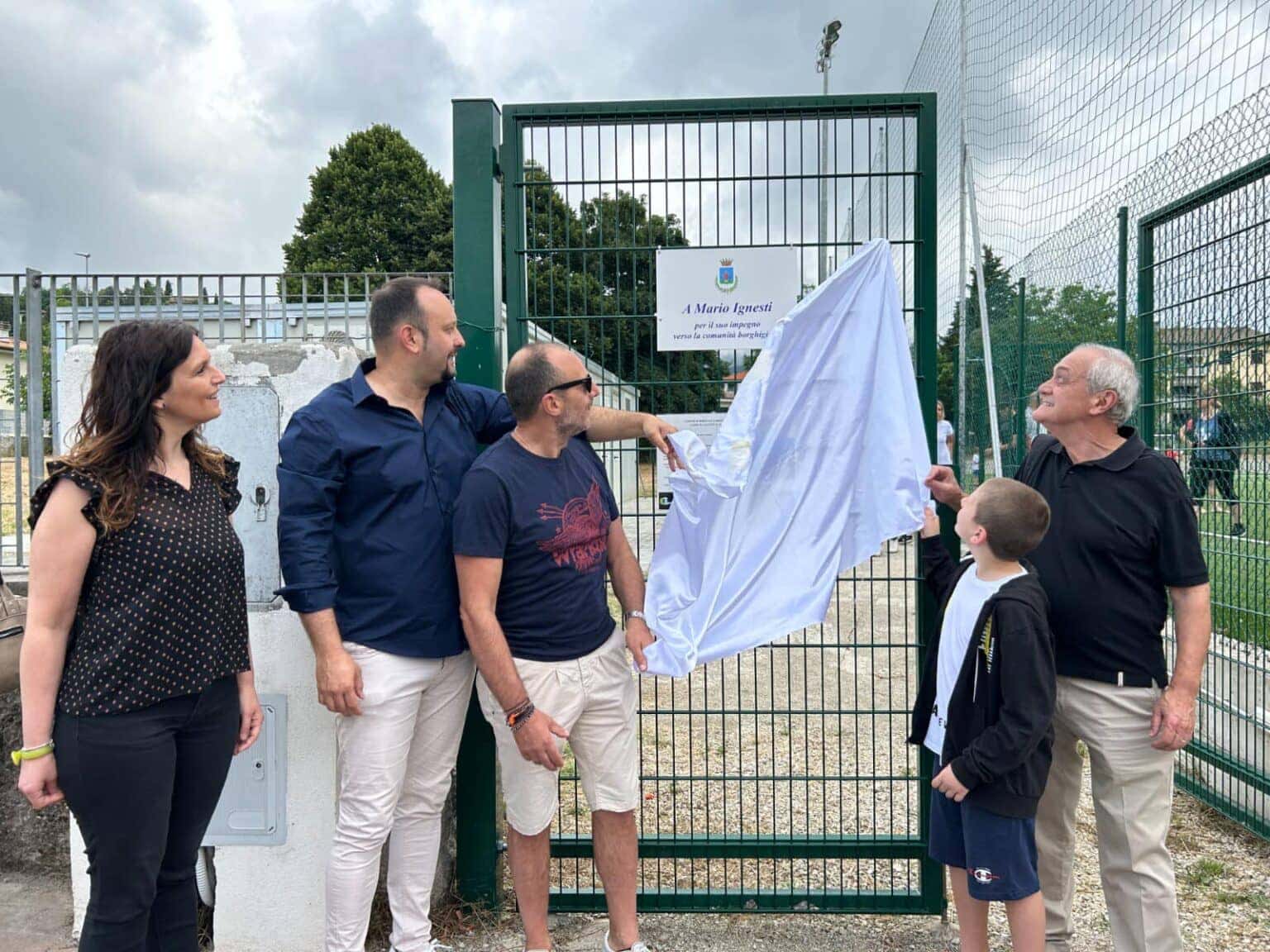 Borgo San Lorenzo, intitolato a Mario Ignesti l’impianto sportivo di Luco