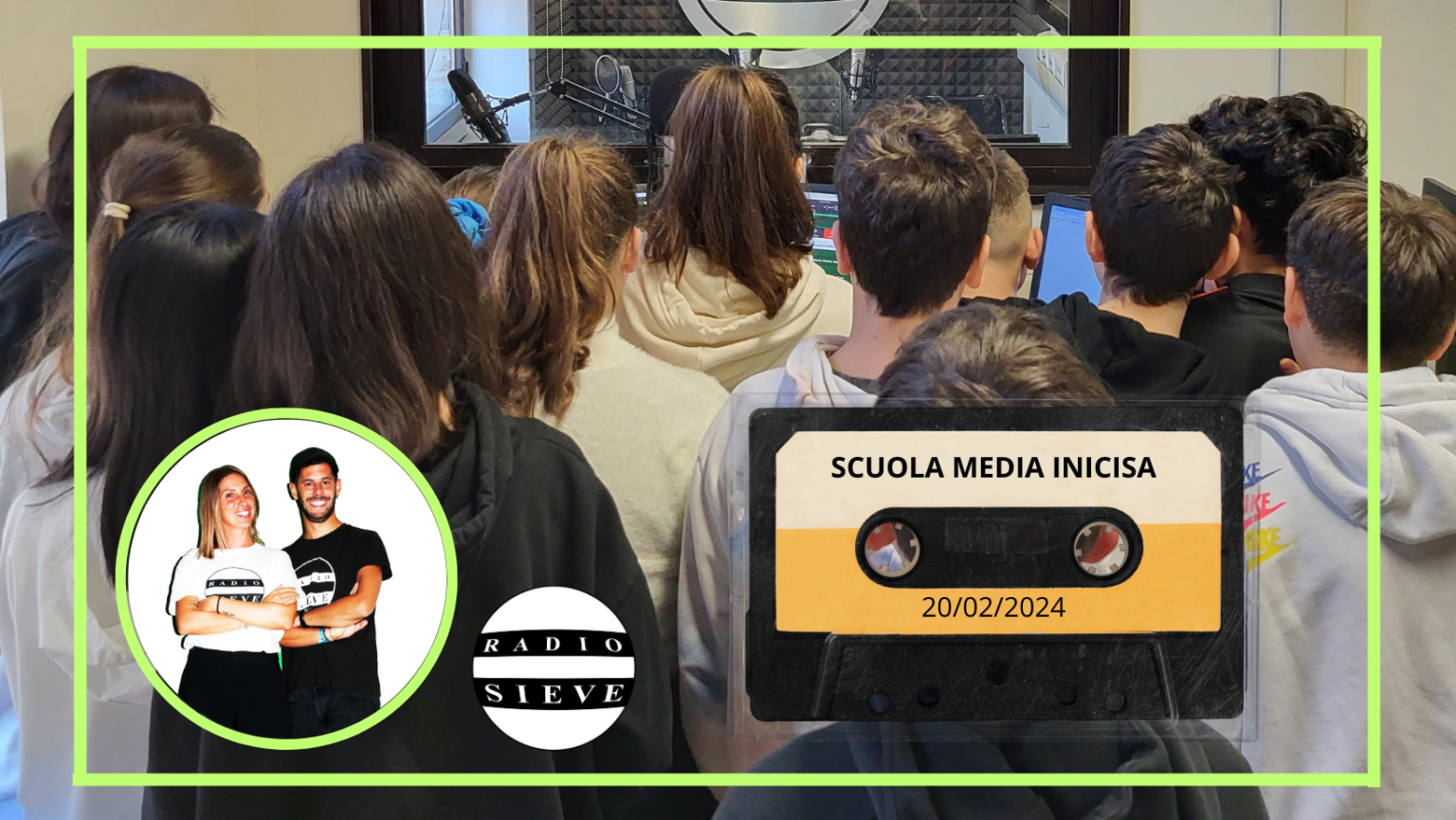 (AUDIO) I ragazzi della “Dante Alighieri” di Incisa in visita nei nostri studi