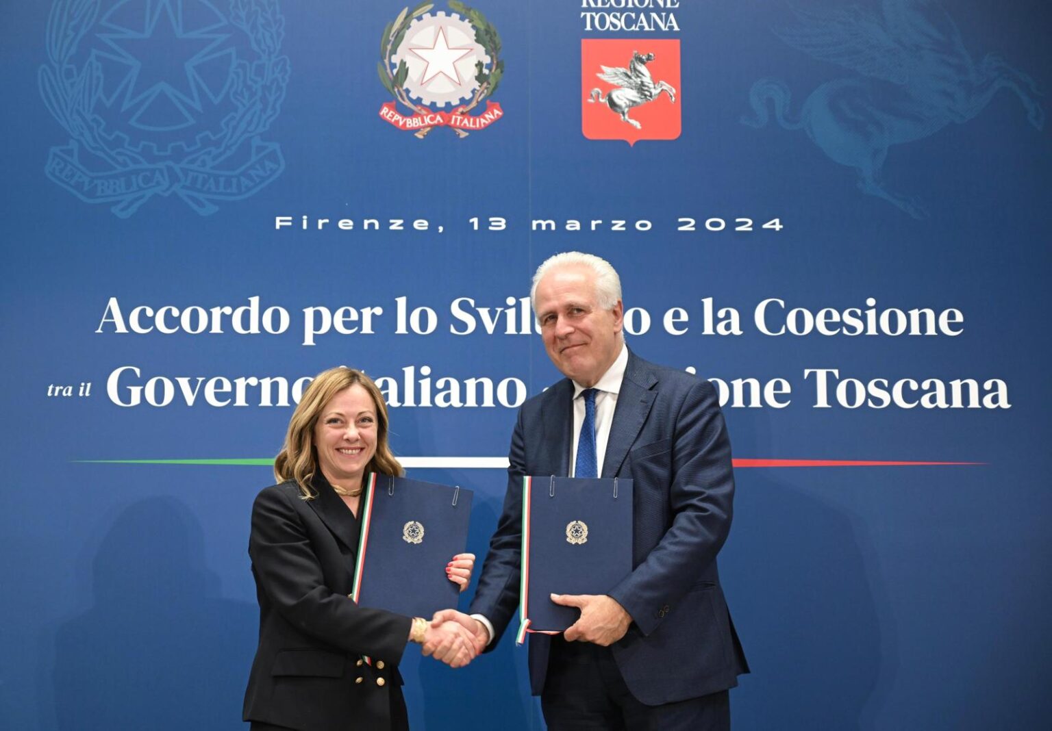 Regione Toscana, Fondo Sviluppo e Coesione: accordo per 531 milioni. Giani: “Opere per tutti i territori, è la Toscana diffusa”