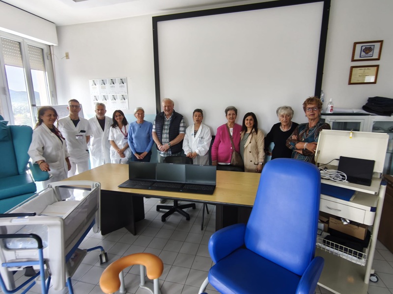 Ospedale del Mugello, una storia di generosità lunga sedici anni: nuove donazioni dell’associazione “Il Sorriso di Bruna”