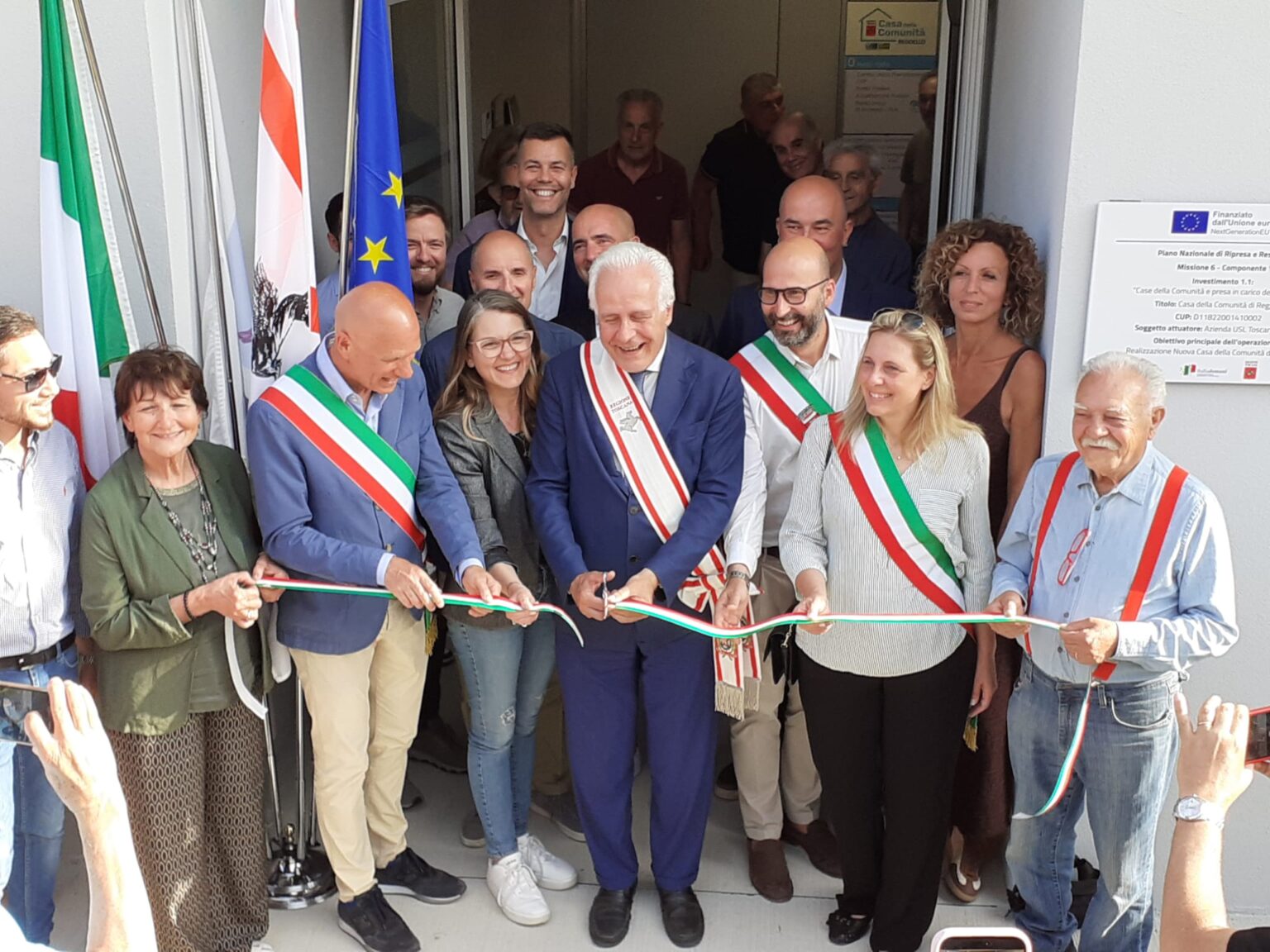 Reggello, ieri l’inaugurazione della Casa della Comunità di piazza Dalla Chiesa: i dettagli