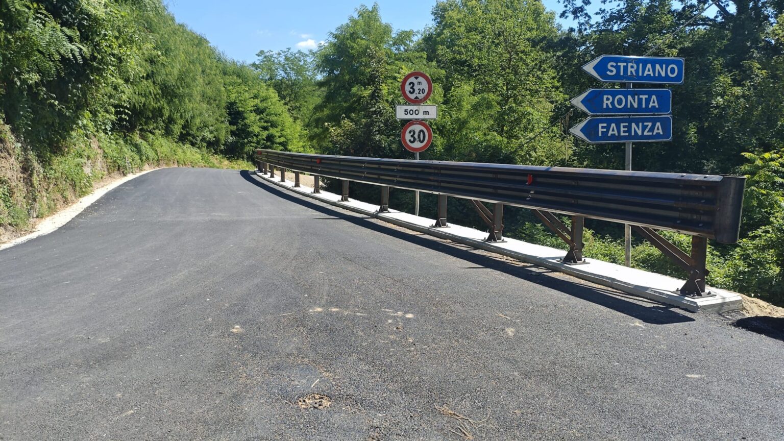 Borgo San Lorenzo, riaperta la strada comunale di Salto dopo gli interventi di consolidamento successivi alla frana del marzo 2025