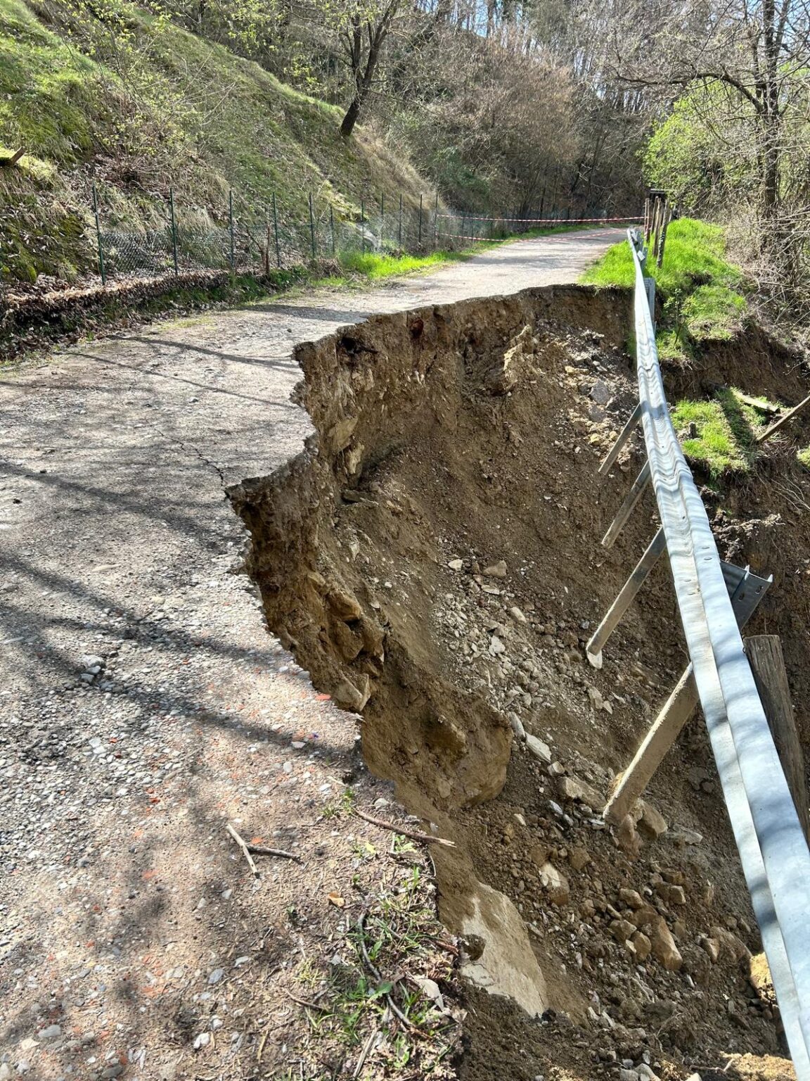 Borgo San Lorenzo, da ieri al via i lavori di somma urgenza sulla strada “Panoramica”
