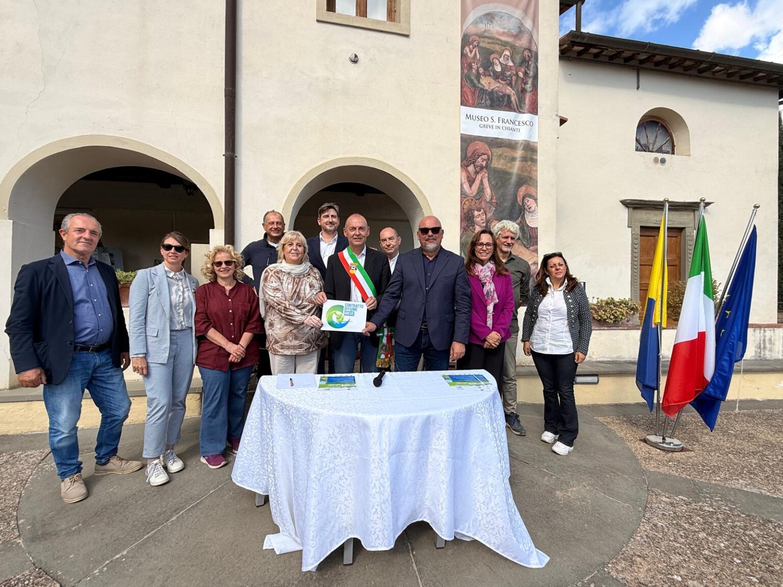 Comuni, Consorzio di Bonifica e Legambiente Chianti si alleano per la valorizzazione e la tutela del fiume Greve. Inaugurata la messa in sicurezza di una briglia monumentale